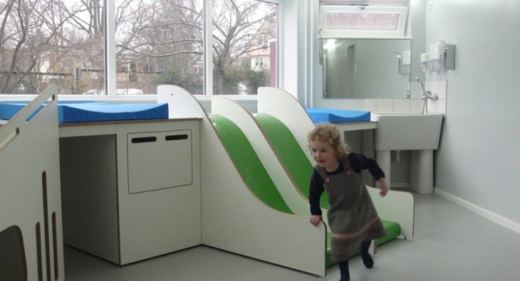 Wickellandschaft Kita Berlin Tischlerei holzart thinkbuild architecture